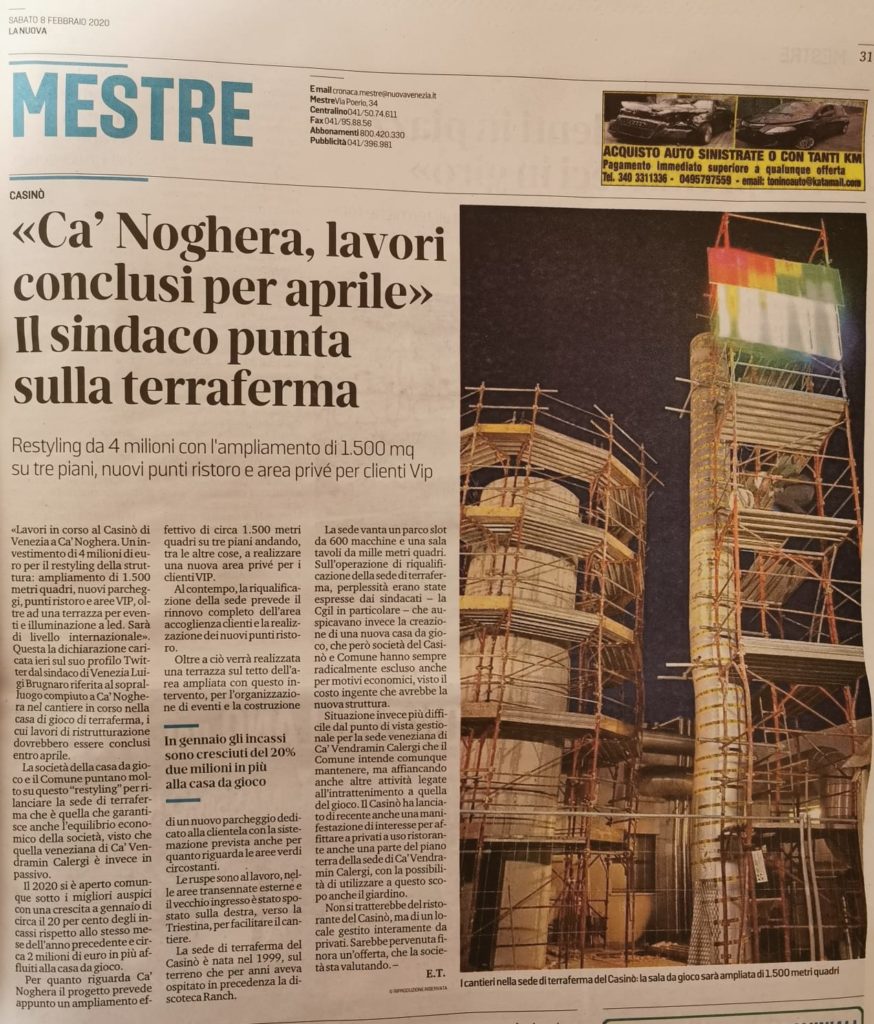 LA NUOVA VENEZIA CA' NOGHERA